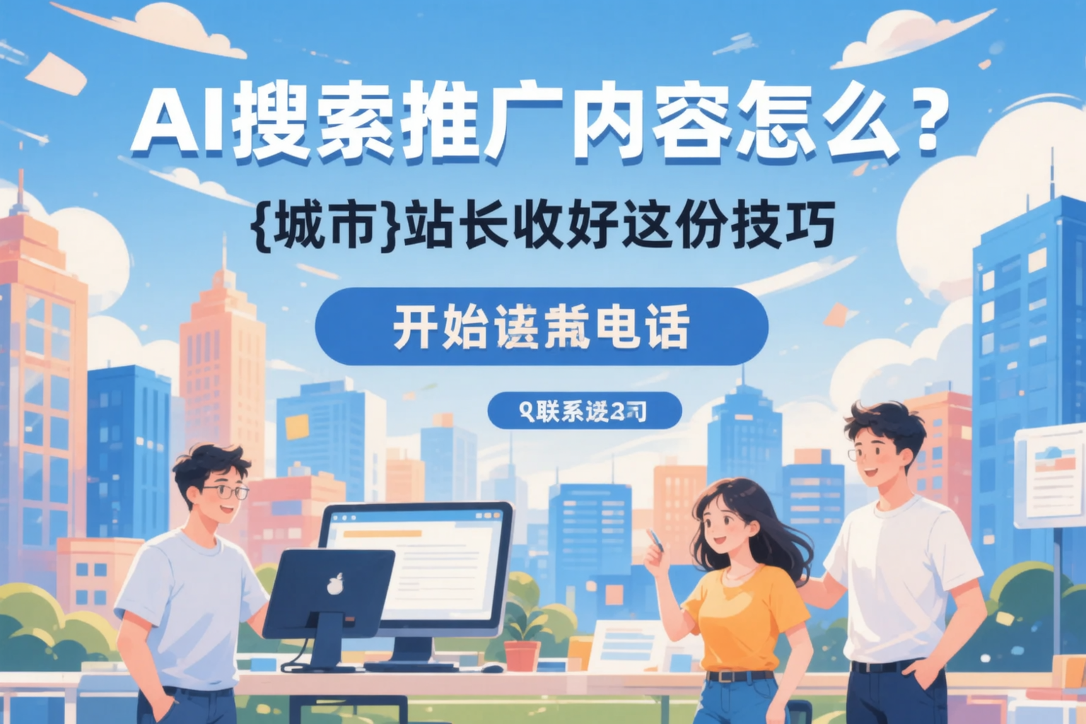 AI搜索推广内容怎么写？天津站长收好这份技巧