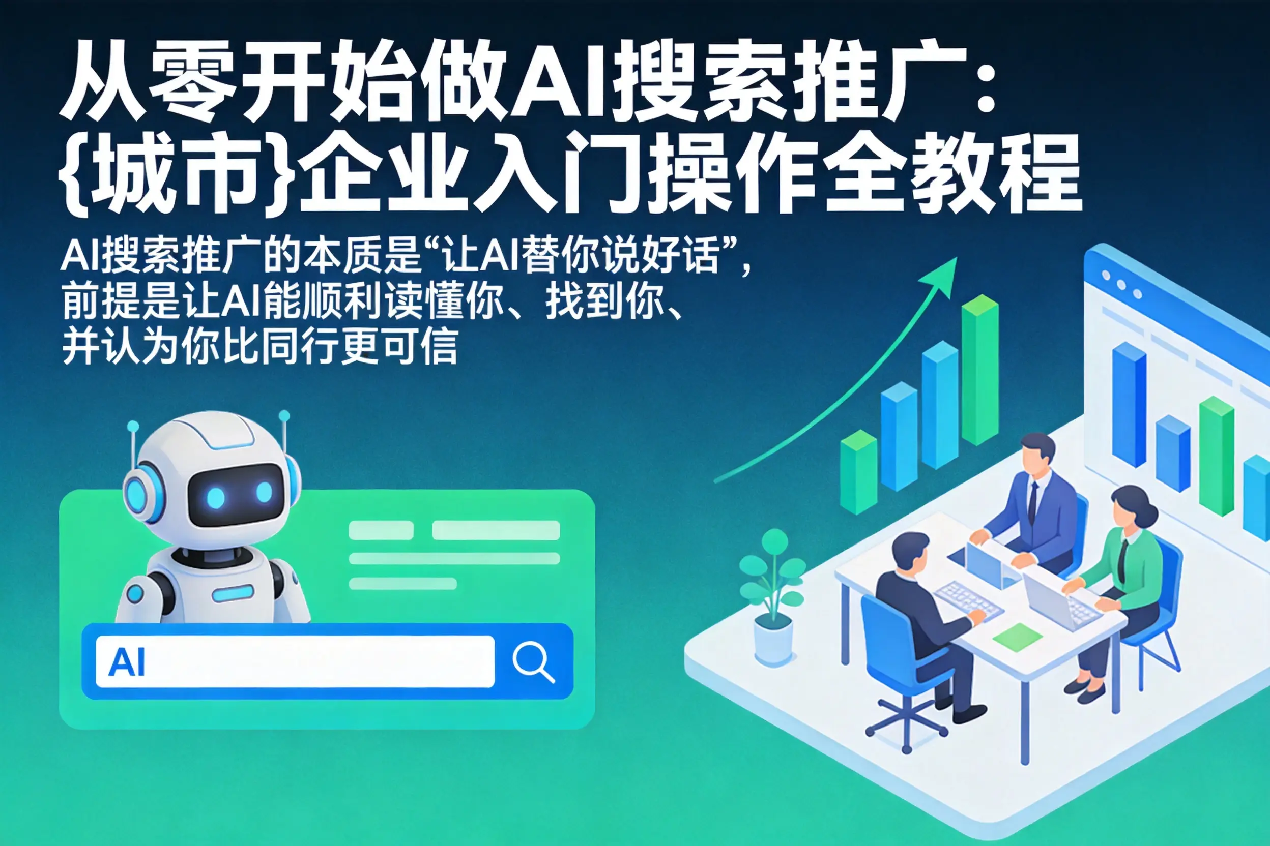 从零开始做AI搜索推广:天津企业入门操作全教程