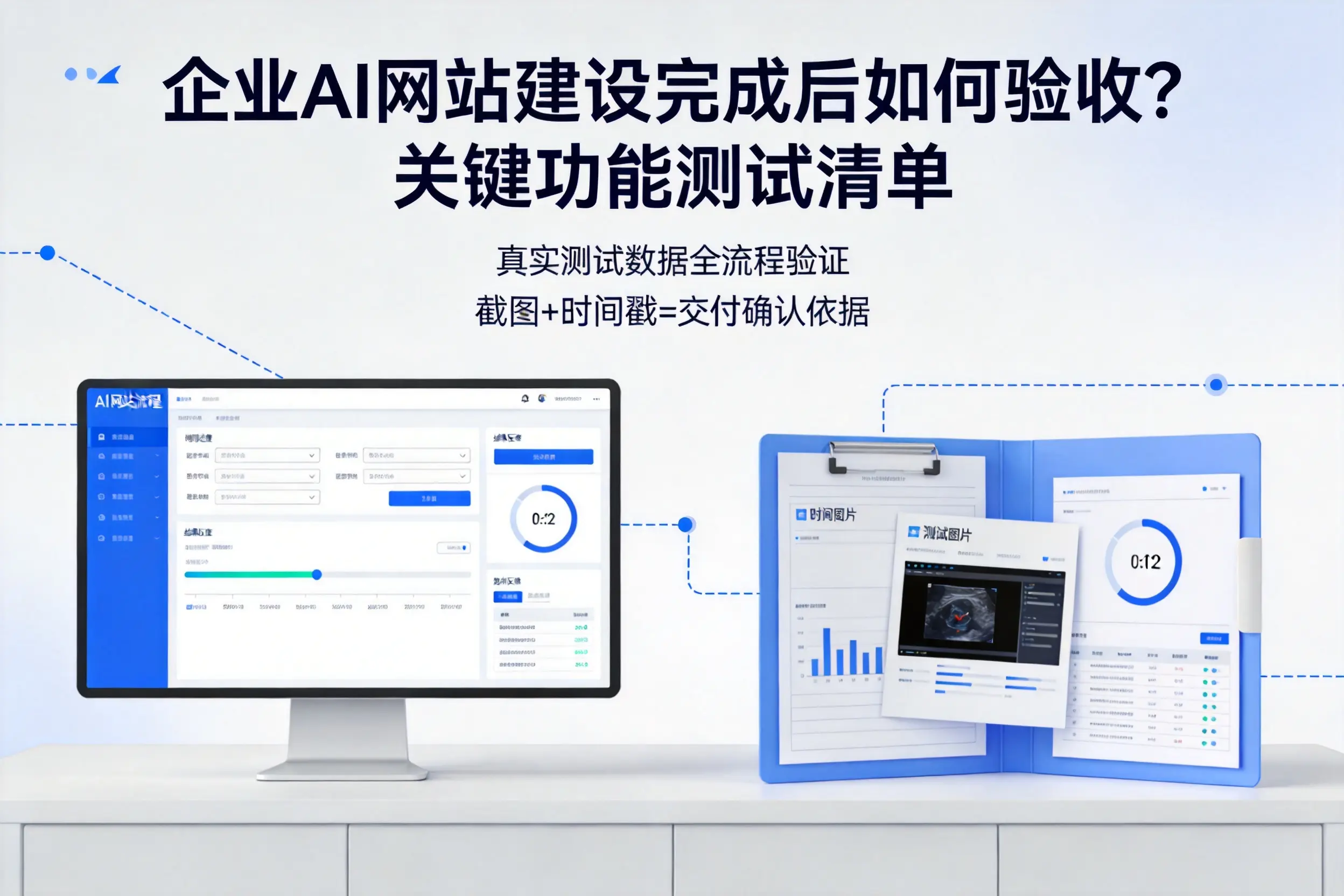 天津企业AI网站建设完成后如何验收?关键功能测试清单