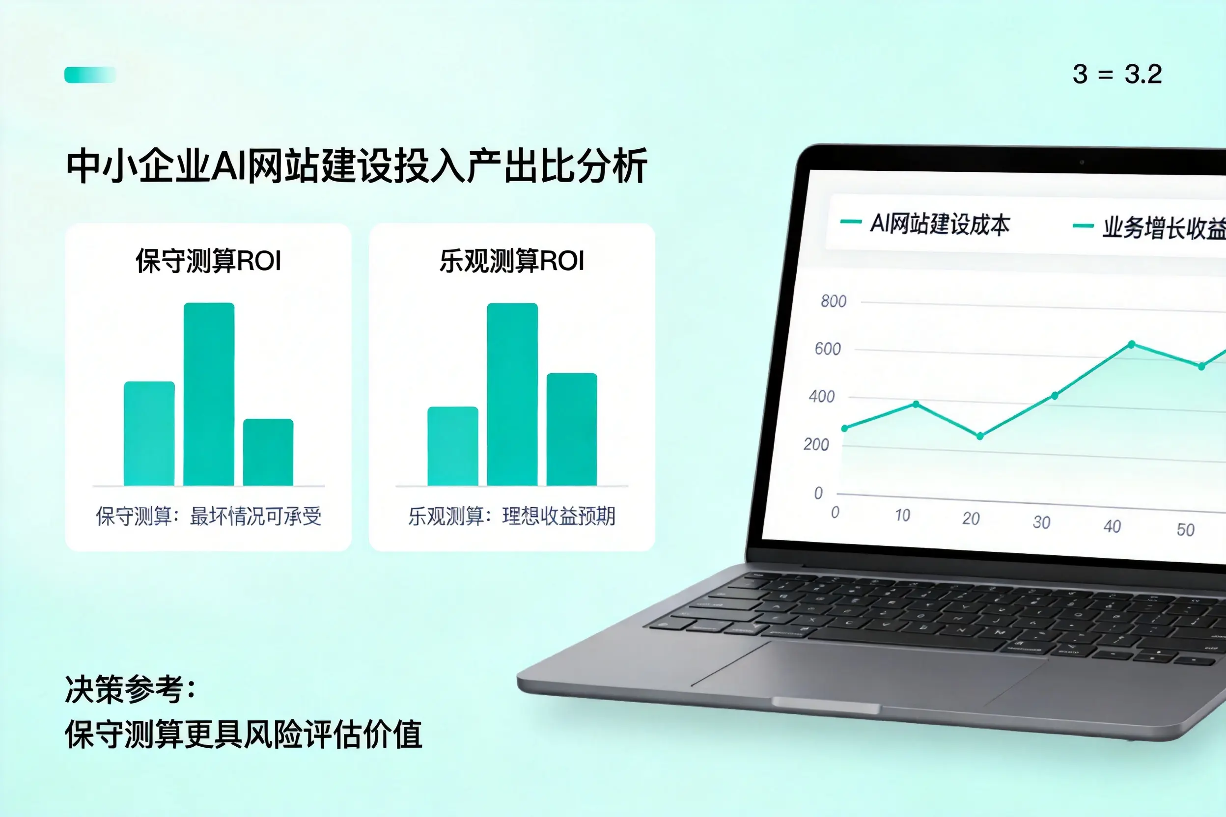 天津中小企业AI网站建设投入产出比怎么算?先看这份分析