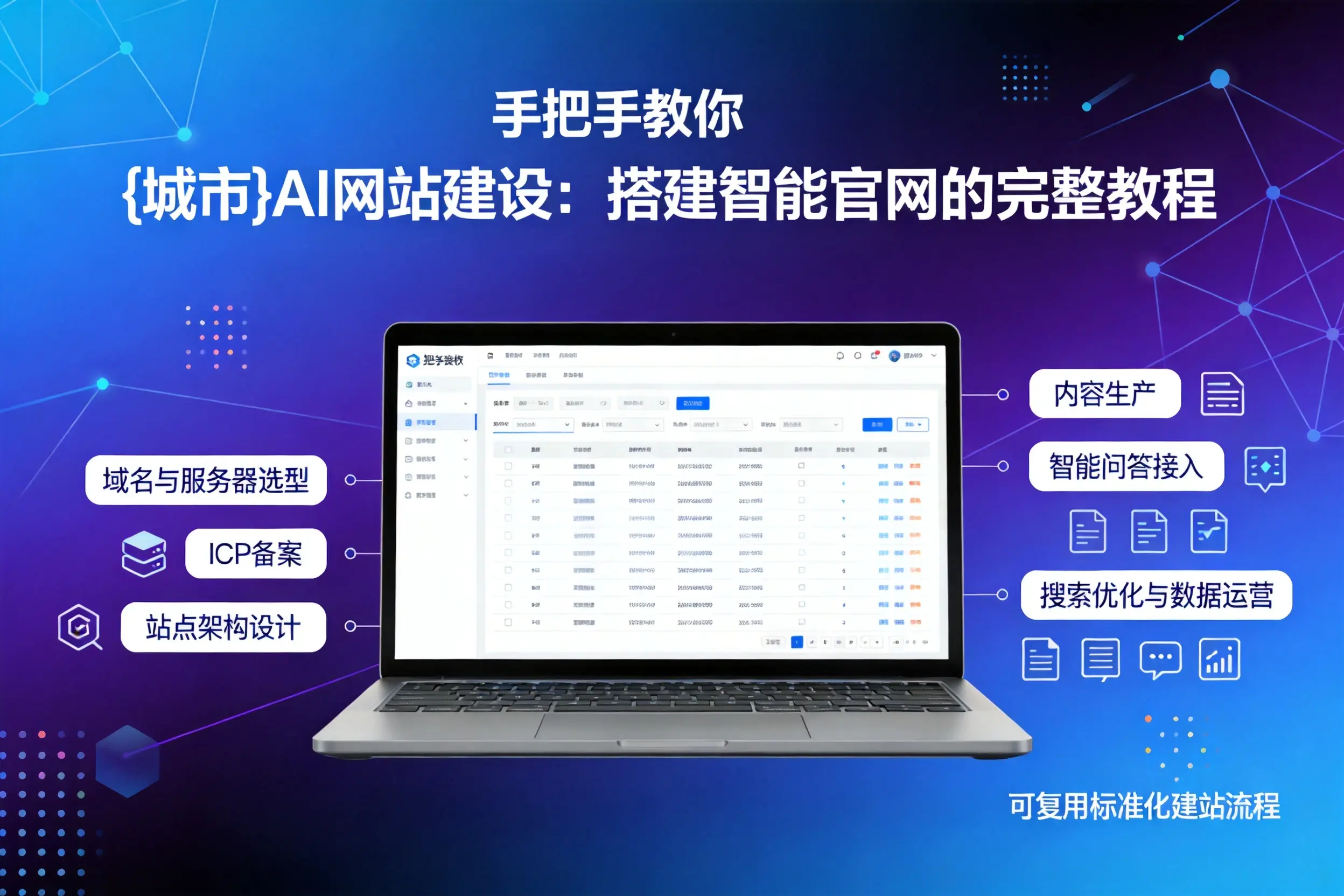 手把手教你天津AI网站建设：搭建智能官网的完整教程