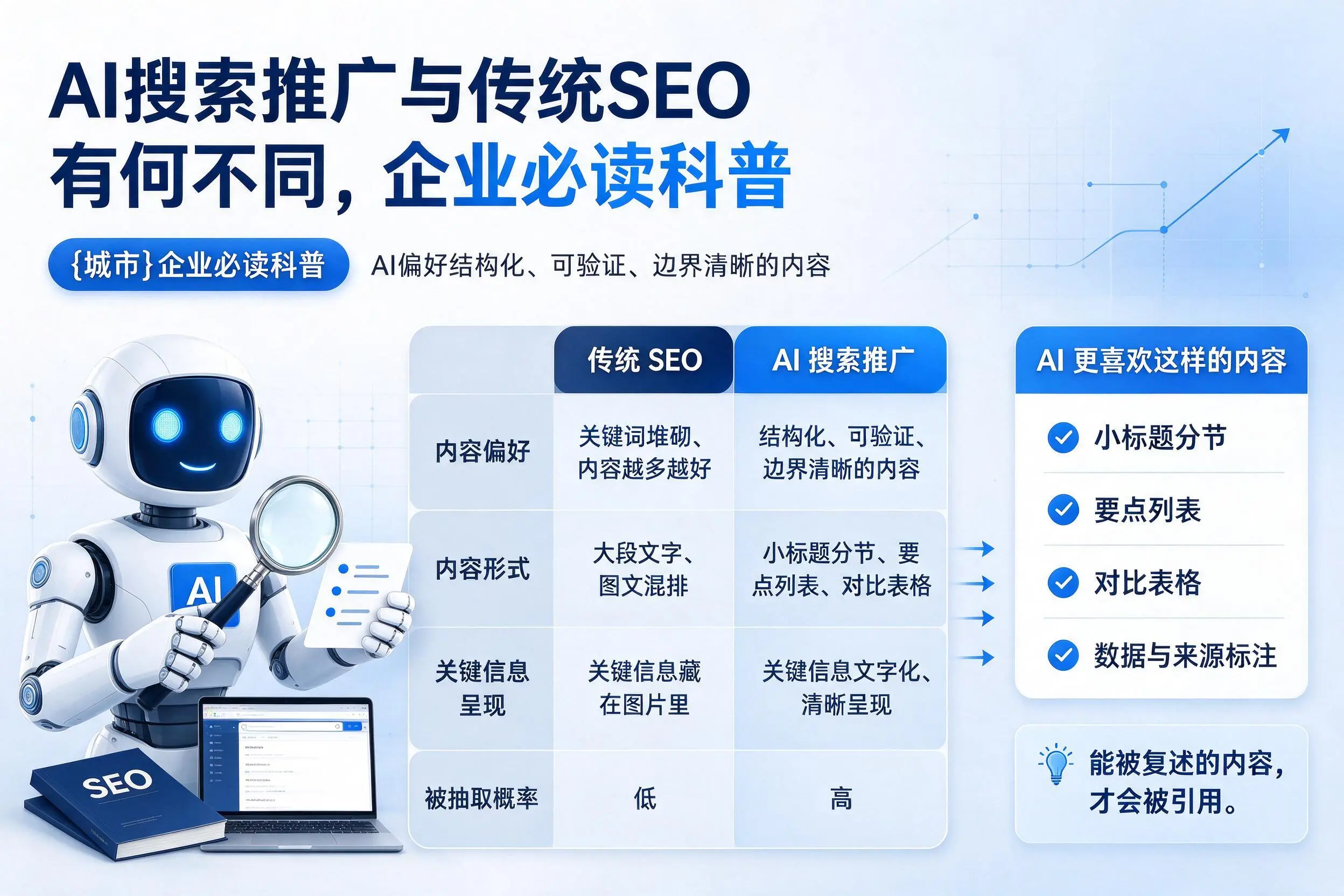 AI搜索推广与传统SEO有何不同,天津企业必读科普